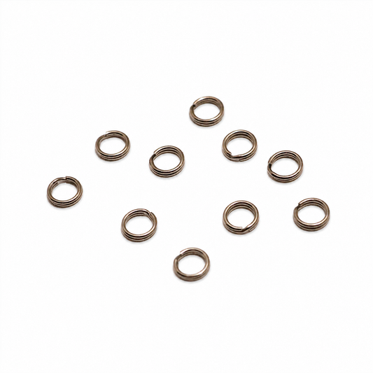 7MM STEEL KEY RINGS (10 PCS.)