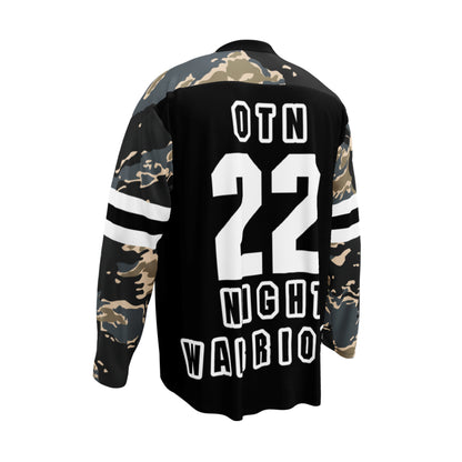 OTN® "NIGHT WARRIORS" HOCKEY SHIRT [TIGER STRIPE SHORE]