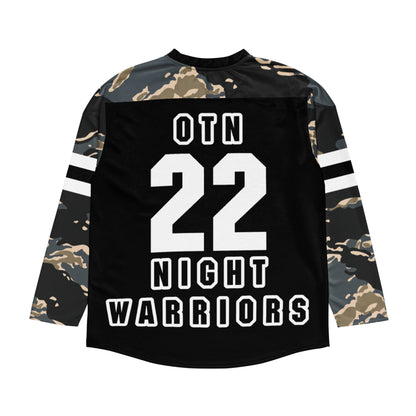 OTN® "NIGHT WARRIORS" HOCKEY SHIRT [TIGER STRIPE SHORE]