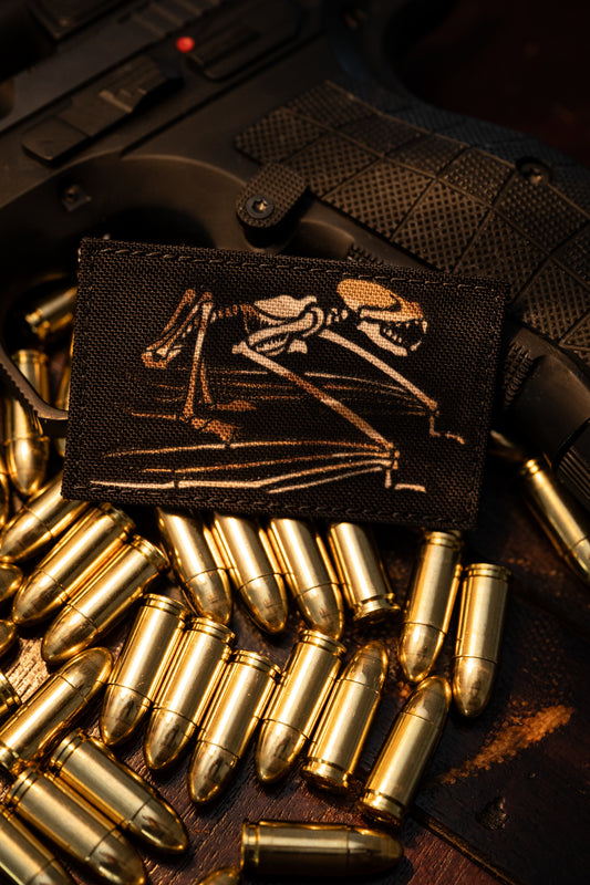 OTN® "AFO NIGHTWING" LASER CUT PATCH [MARPAT DESERT TIGERSTRIPE / BLACK] *PRE-ORDER*