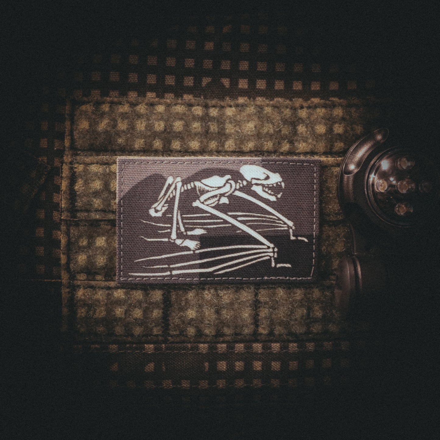 OTN® "AFO NIGHTWING" LASER CUT PATCH [T-BLOCK / WHITE]