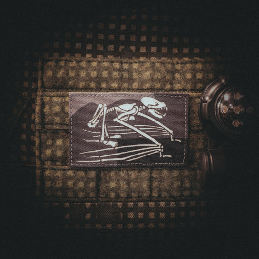 OTN® "AFO NIGHTWING" LASER CUT PATCH [T-BLOCK / WHITE]