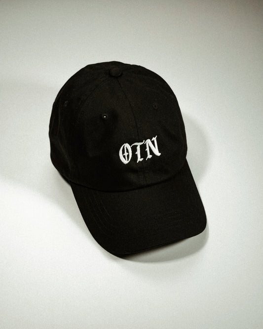 OTN® "SICARIO" PREMIUM DAD CAP [BLACK / WHITE]