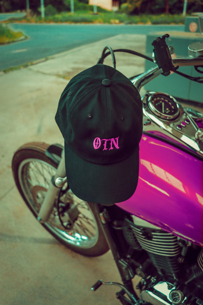 OTN® "SICARIO" PREMIUM DAD CAP [BLACK / PINK]