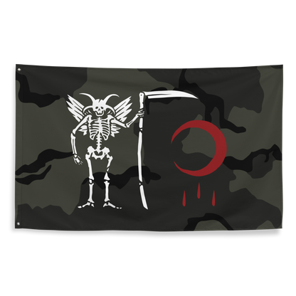 OTN® "JOLLY ROGER" FLAG [3-C-D BLACK]