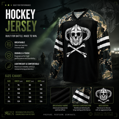 OTN® "NIGHT WARRIORS" HOCKEY SHIRT [TIGER STRIPE SHORE]